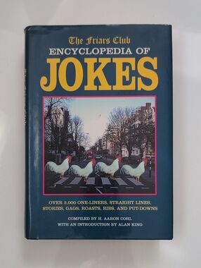 The Friars Club Encyclopedia Of Jokes Hardcover 1997 Classic Comedy H Aaron Cohl